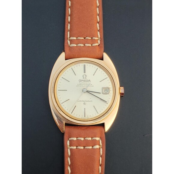 Vintage Omega Constellation Automatic Watch Chronometer Rose Gold 168027 Cal.564 - Picture 1 of 10